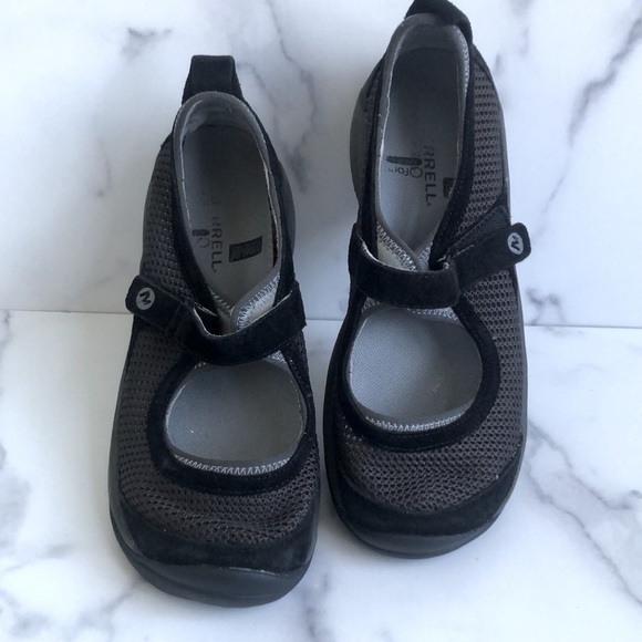 Merrell Encore Black Strap Mary Jane Ortholite Flats Shoes Black Size 6 - Picture 10 of 10